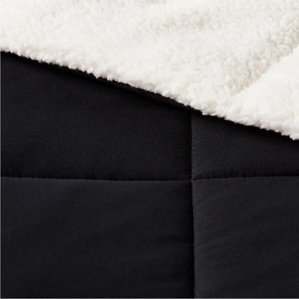 Room Essentials Faux Shearling Microfiber Reversible Comforter